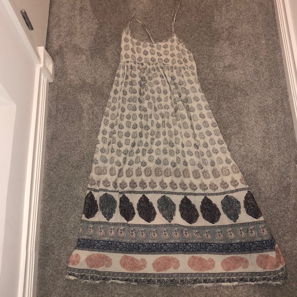 Urban Outfitters Peasant Midi Dress